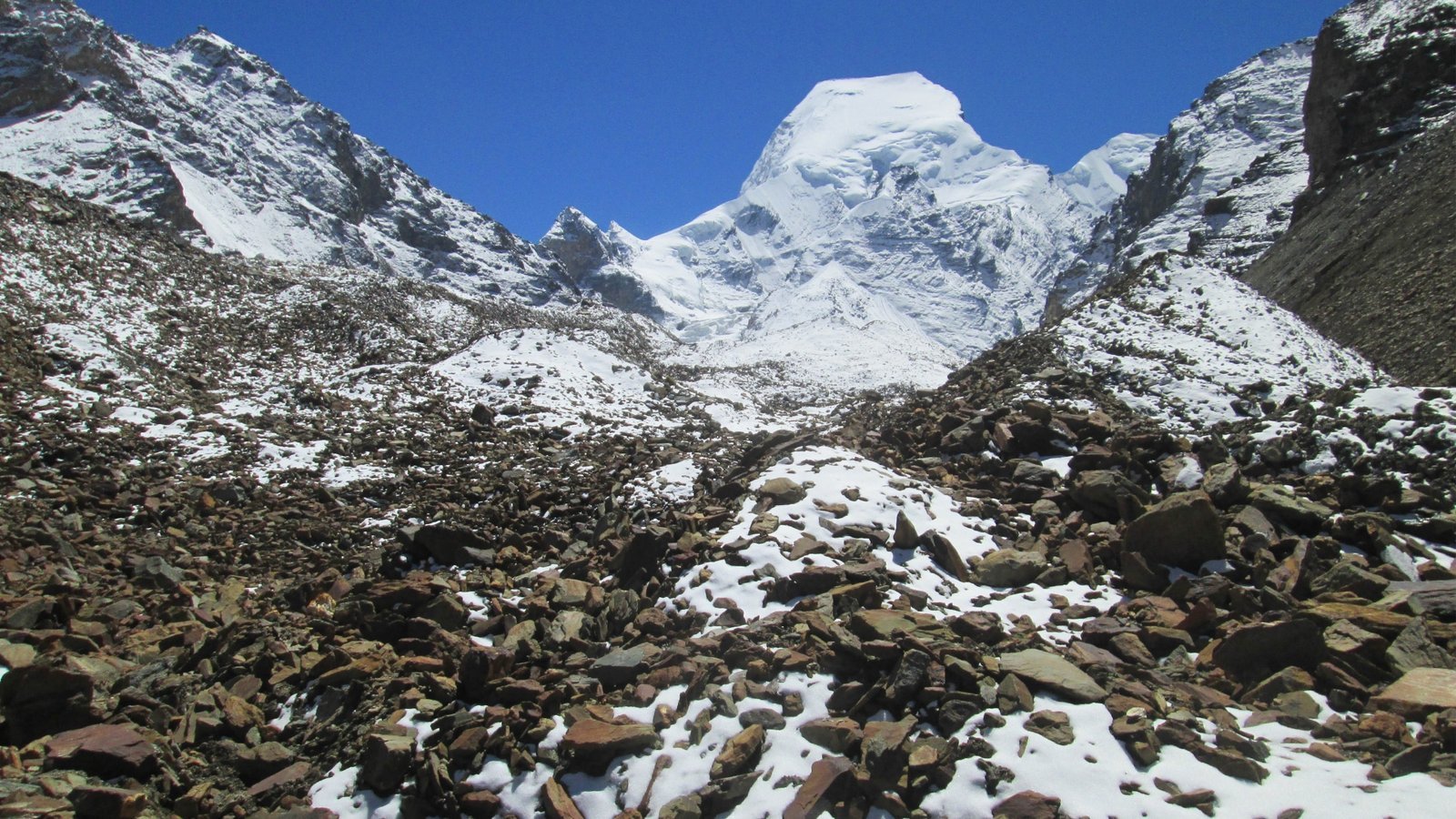 Mt. Shivling expedition photograph from Kailasa Treks